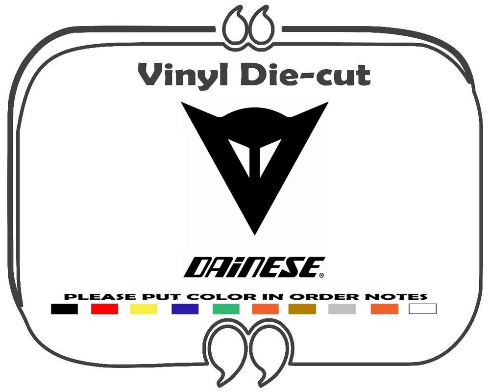 Dainese Logo stickers decal