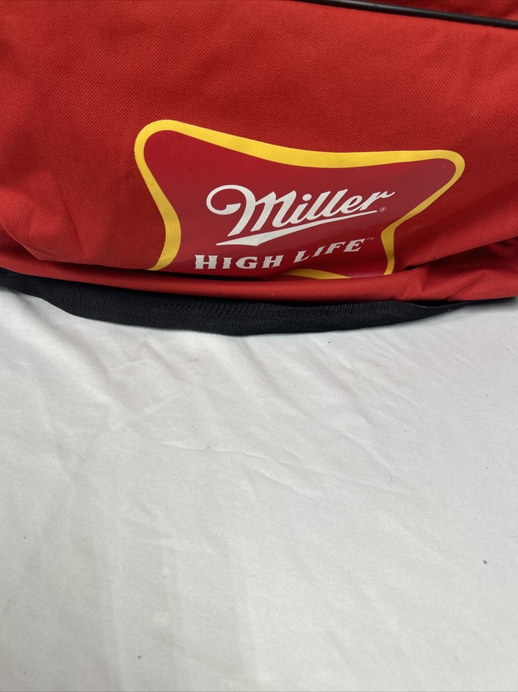 Miller High Life Red Rolling Cooler