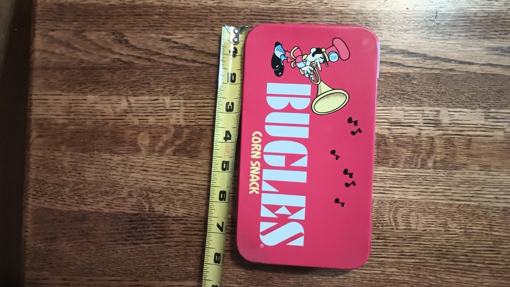 BUGLES Tin - Collectible 8"x 4.25" 1.16"