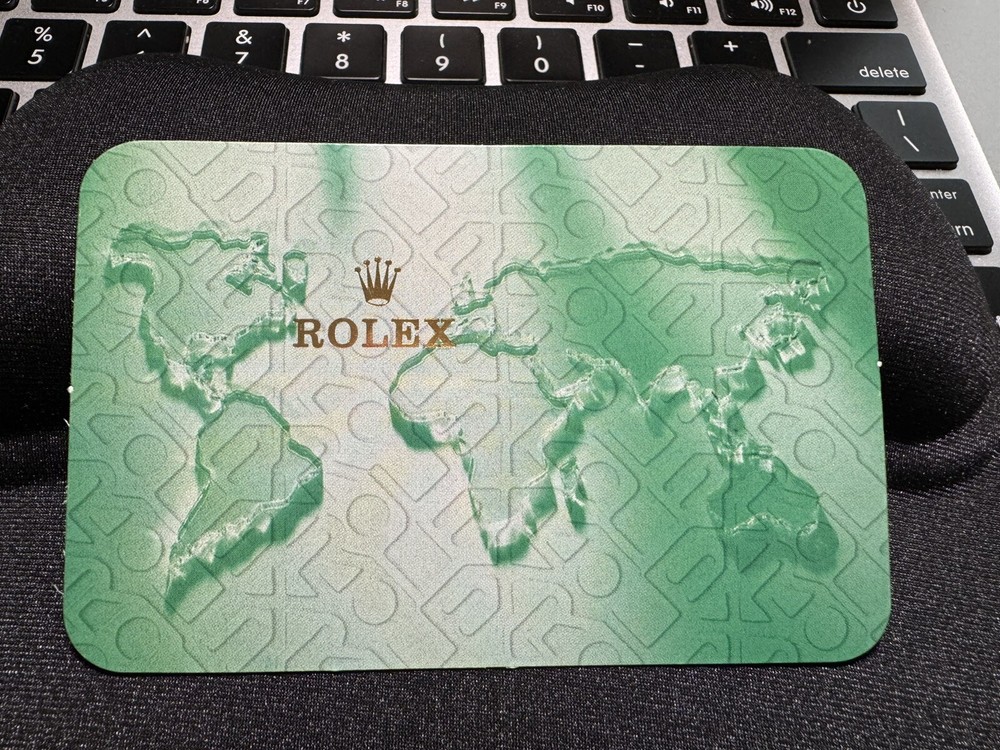 Authentic Rolex calendar card 2002 - 2003