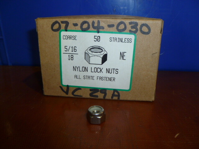 NYLON LOCK NUT 51618 NEW IN BOX