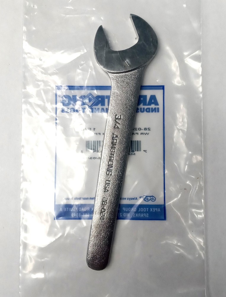 Armstrong Service Pump Wrench 3/4" Chrome Thin Pattern USA 28-024