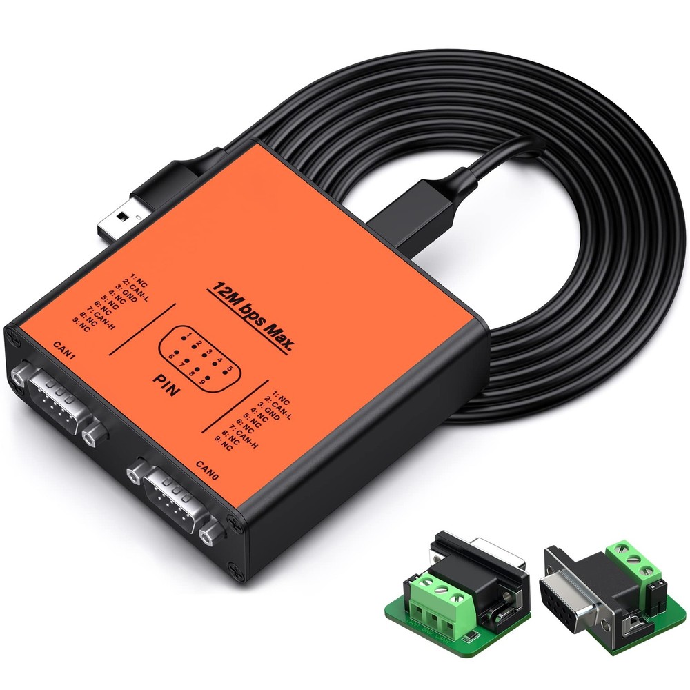 PU2CANFD Series USB2CANFDX2 USB To CAN Converter Interface Adapter Module