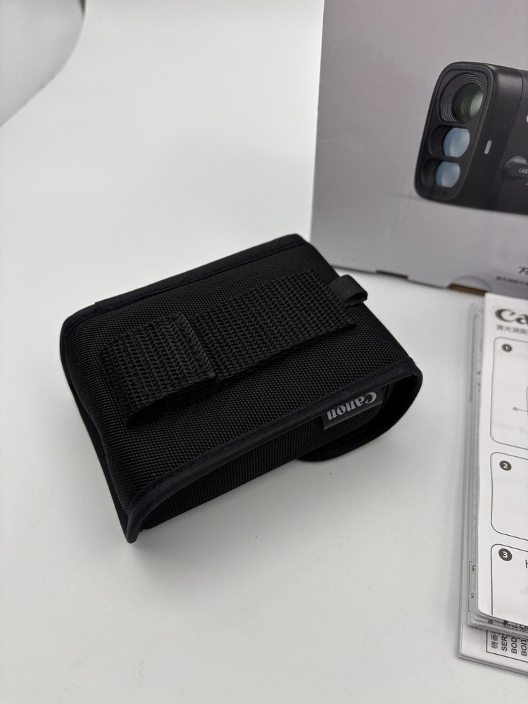 Canon PowerShot Golf Laser Rangefinder Black Bundle - MINT