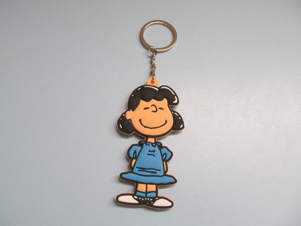Peanuts Lucy Van Pelt Rubber Double Sided Key Chain #SN4 (NEW)