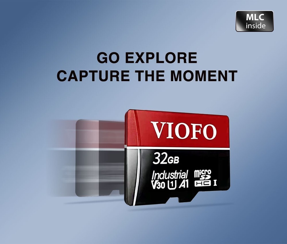 VIOFO 32GB Professional High Speed Class10/UHS-1 Micro Memory Card with Adapter