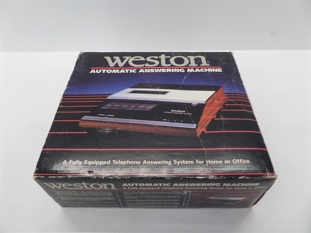 Vintage Weston 4015 Automatic Telephone Answering Machine