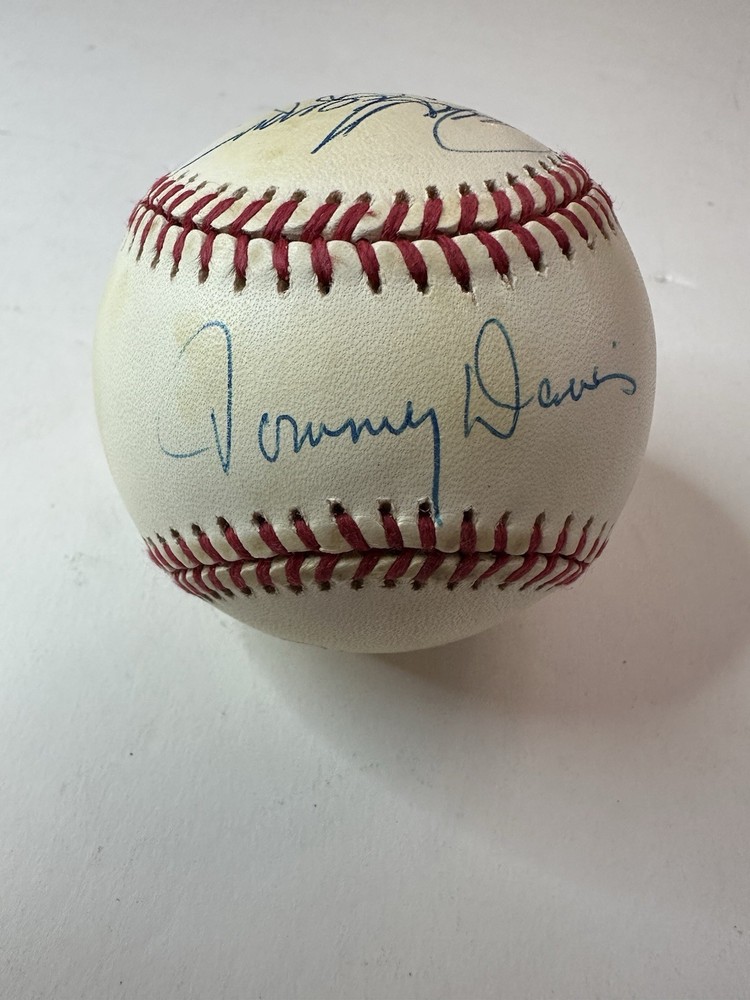 Tommy Davis Signed Autographed Baseball Dodgers - We Don’t Know Other Names?