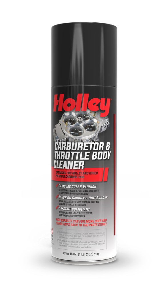 120-HLYCC-18 HOLLEY Carburetor & Throttle Body Cleaner Spray, 18oz Can