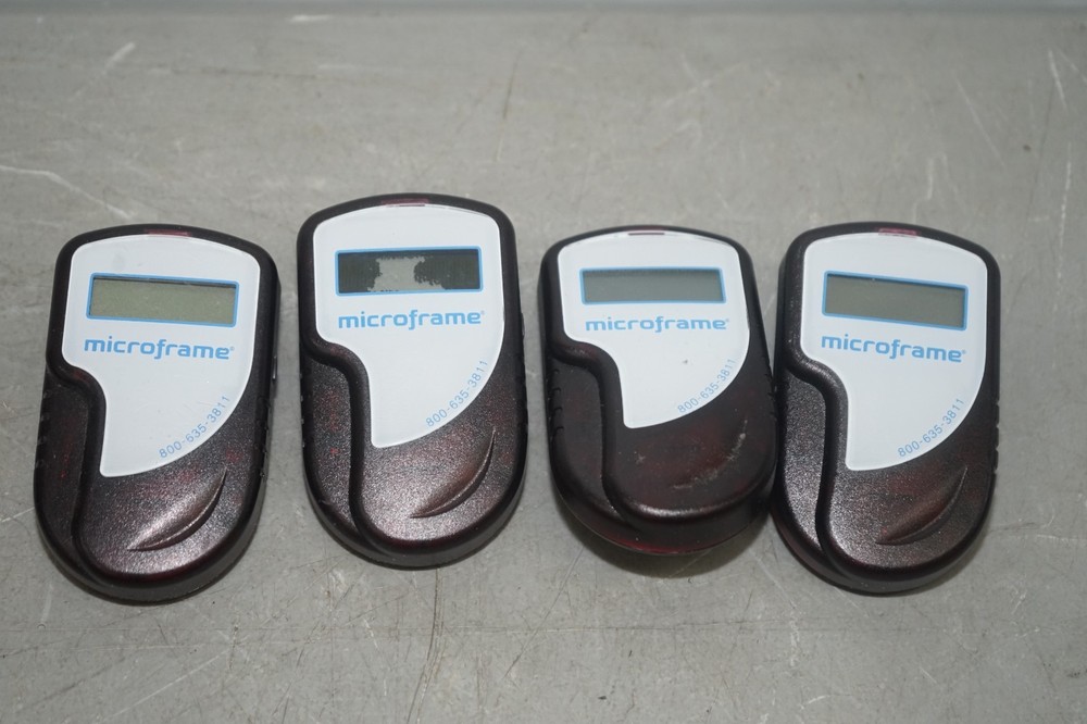 ^ Lot 4x HME Microframe Nexus Pagers #X5351