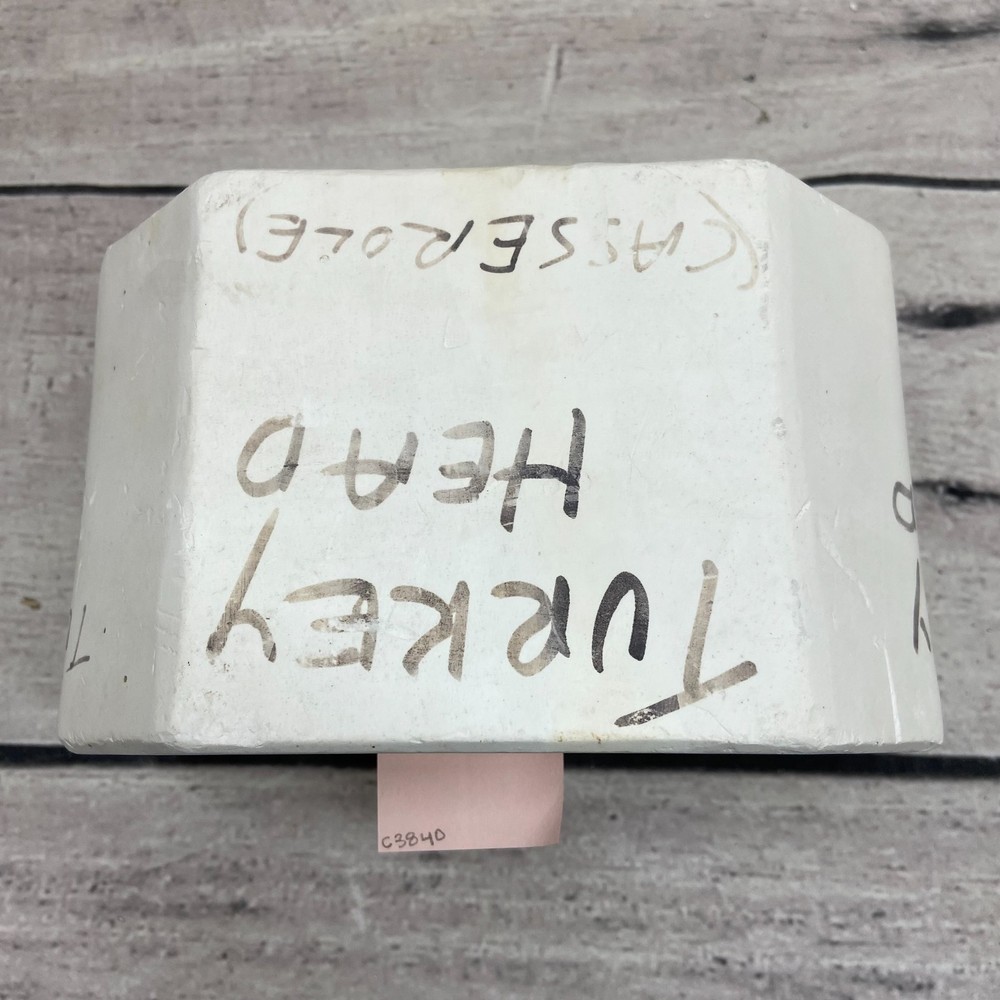 Unbranded Ceramic Casting Mold Turkey Head