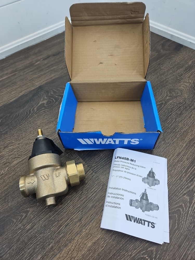 Watts 3/4 50psi Water Pressure Reducing Valve Lead (LFN45BM1-U)