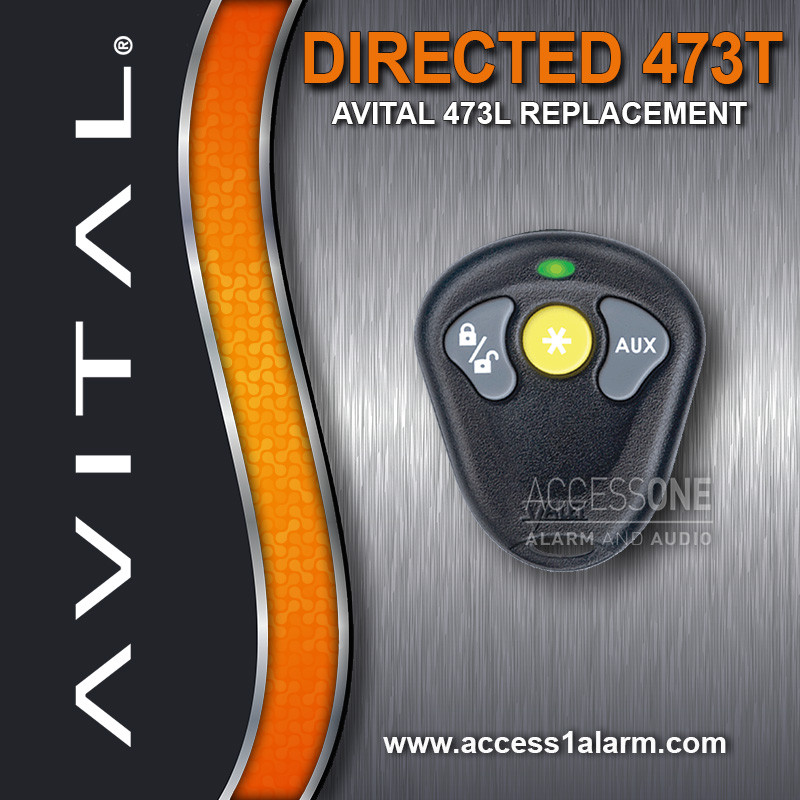 Avital 473L 3-Button Remote Control Replacement Transmitter EZSDEI474S 473T