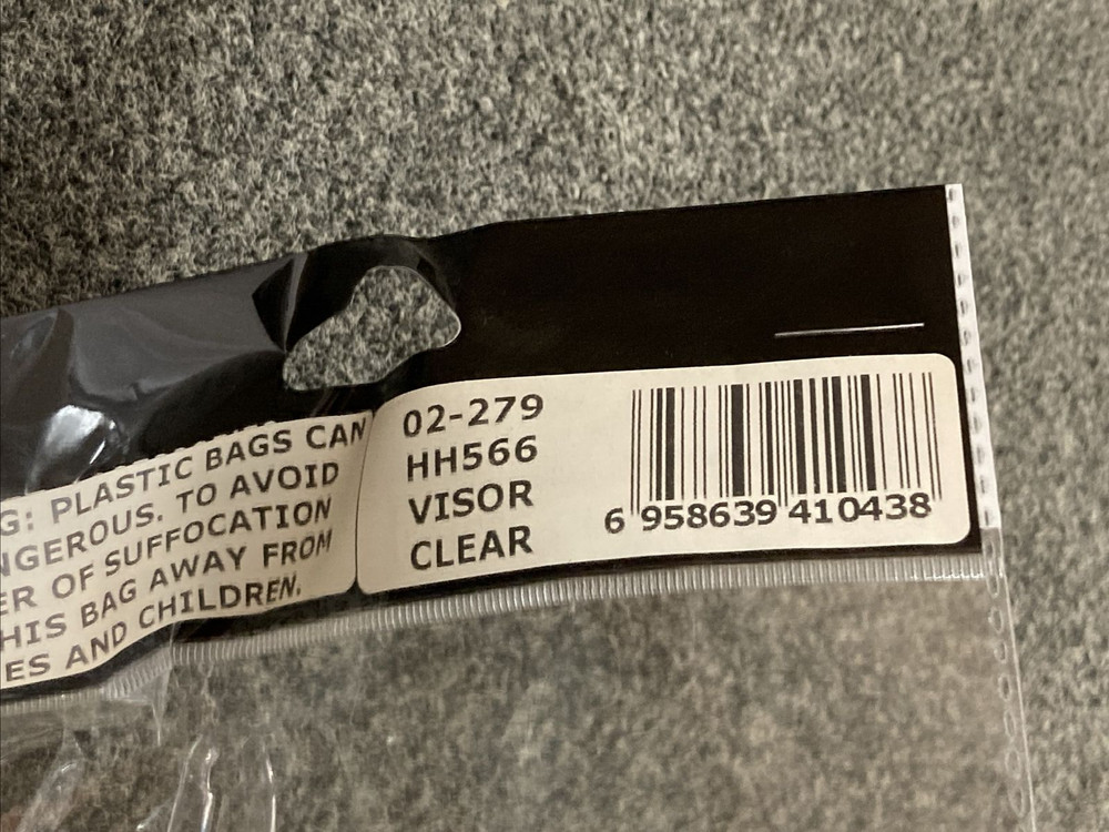 NEW LS2 HH566 02-279 HELMET VISOR INNER SHIELD CLEAR