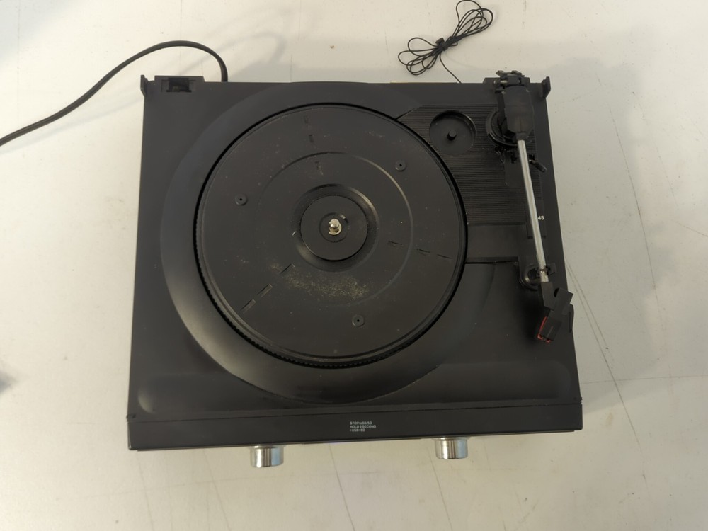 Jensen Record Player JTA-460 Digital Encoding System + AM/FM USB With Manual