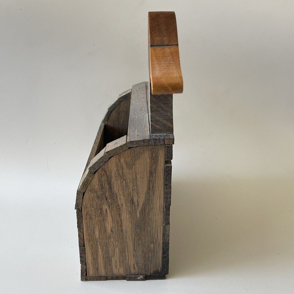 Folk Craft Style Duck Open Box - Table Sit