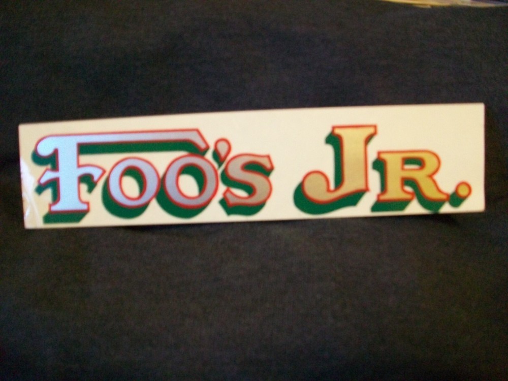 Gas Engine - Foo's Jr. Mylar Decal