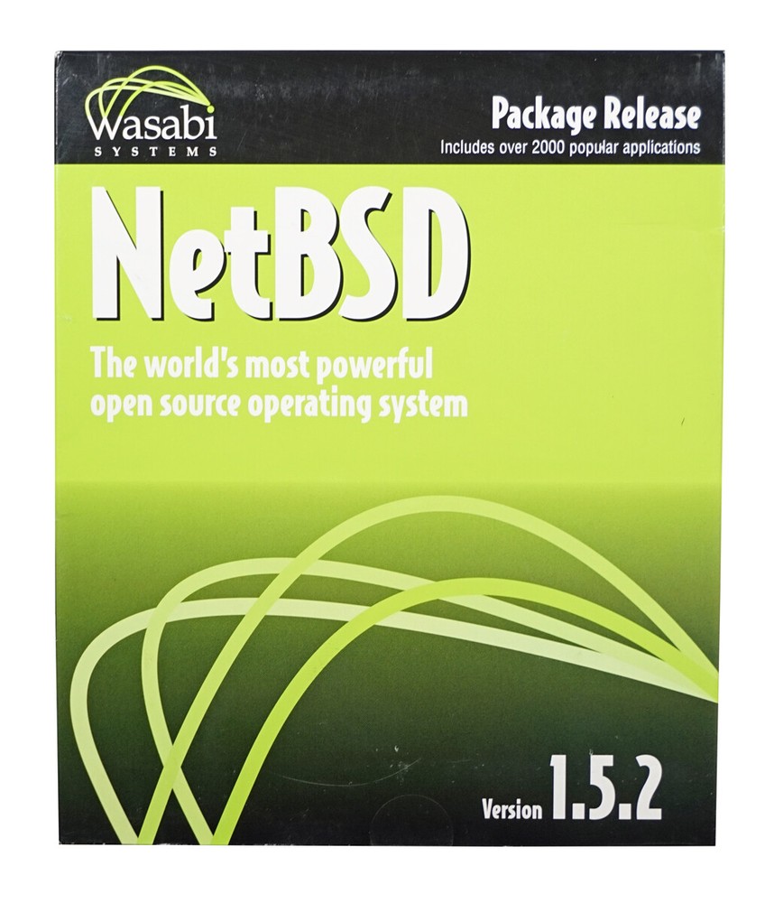 NetBSD version 1.5.2 - 5 CD Set - Portable, Powerful, Reliable, Secure