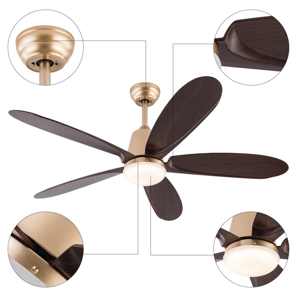 52" Fan Chandelier Ceiling Fan with Lights & Remote Control Ceiling Fan Light��