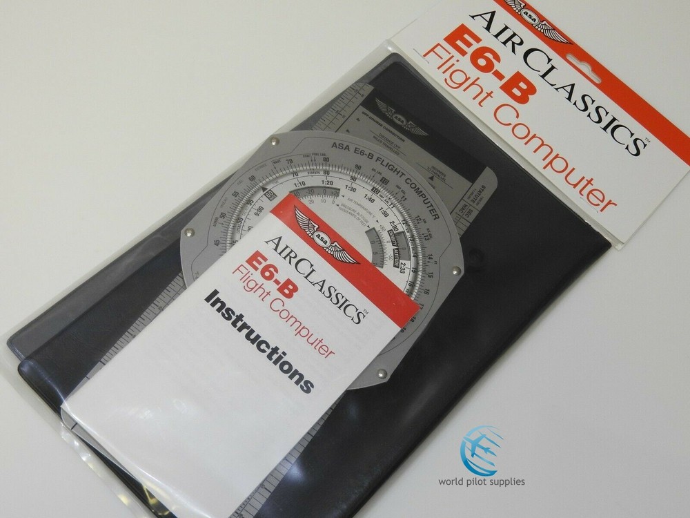 ASA E6-B MANUAL FLIGHT COMPUTER from ASA p/n E6B-Aluminum