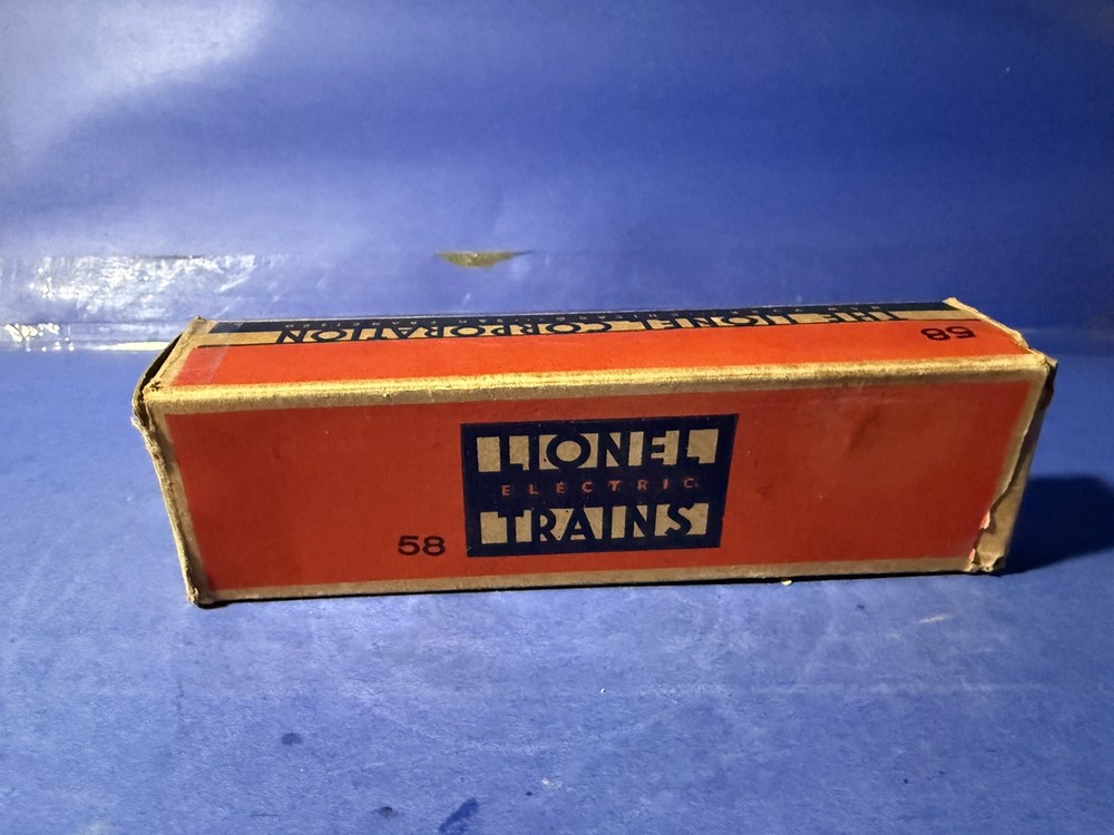 Lionel Prewar 812T Tool Set & 58 Lamp