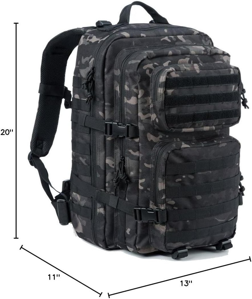 Military Tactical Backpack Large Army 3 Day Assault Pack Molle Bag Backpacks ...