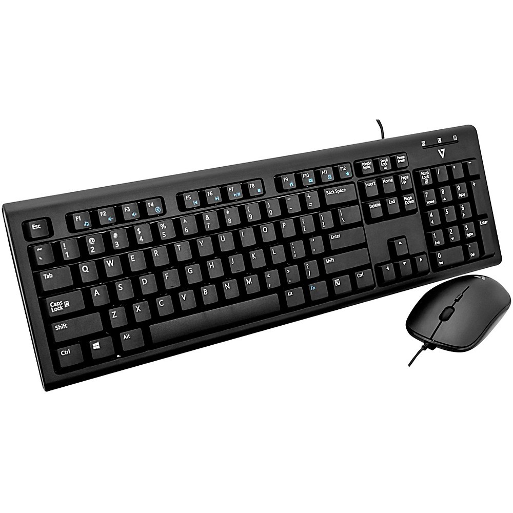 V7 USB Wired Keyboard and Mouse Combo