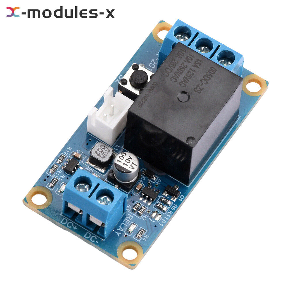 DC5-28V Wide Voltage 1Channel Single Button Bistable Self-Locking Relay Module