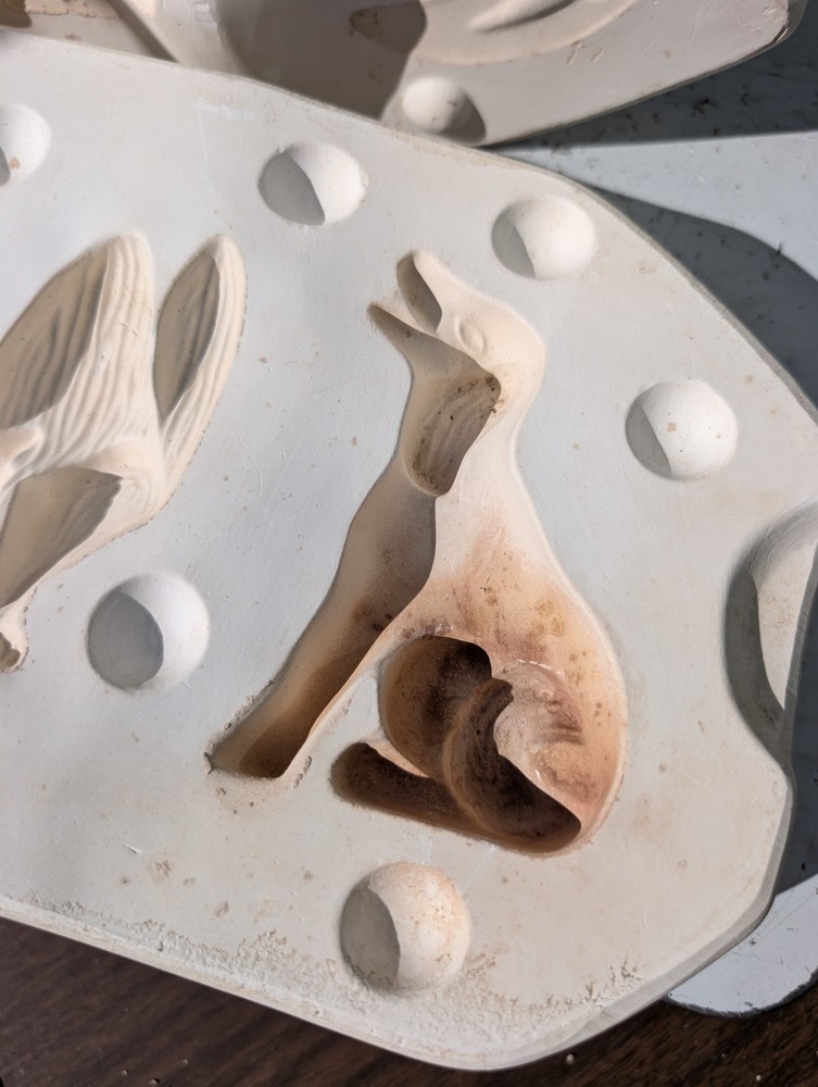Cactus Moon Coyote Vintage Slip Casting Ceramic Mold