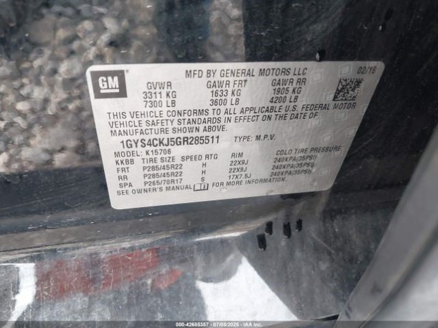 2014 - 2016 CADILLAC ATS Engine ECM Electronic Control Module 3.6L Y 8th Digit