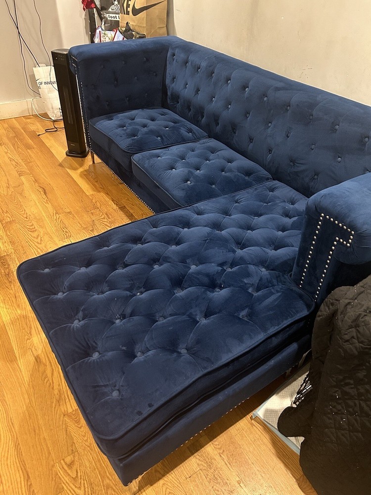 Suede Blue Good Condition