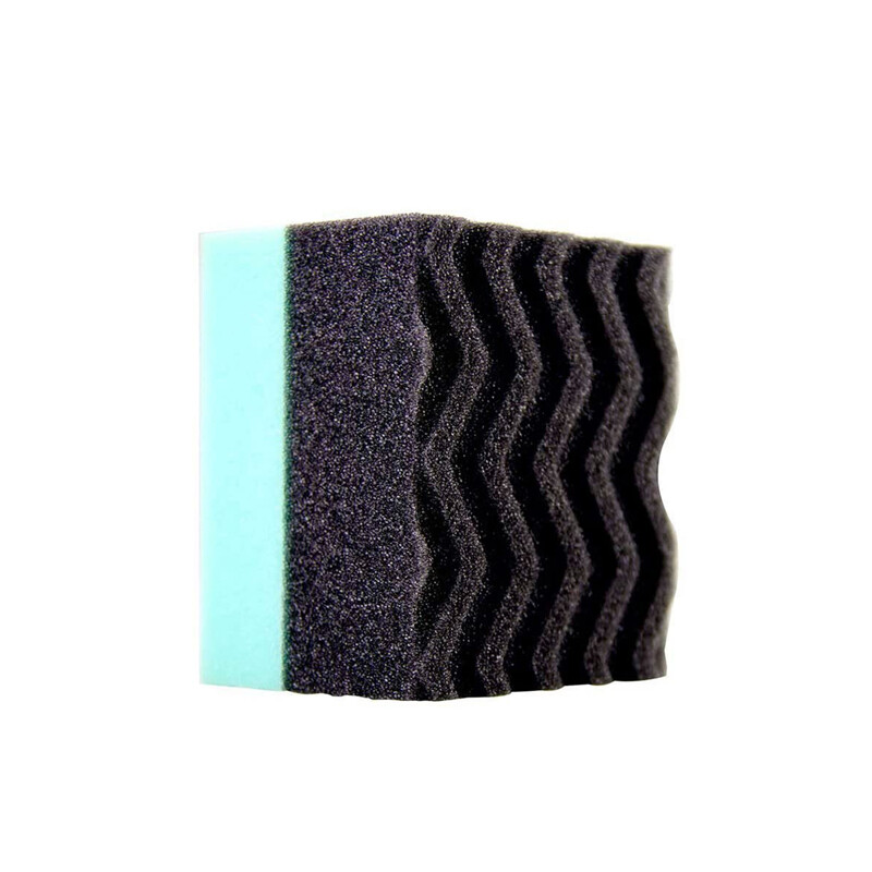 2 Pcs Universal Large Tire Dressing Applicator Pad Green & Black