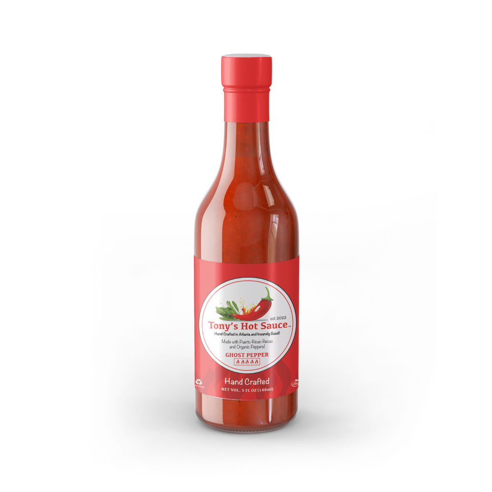 Tony's Handcrafted Hot Sauce-Ghost Pepper