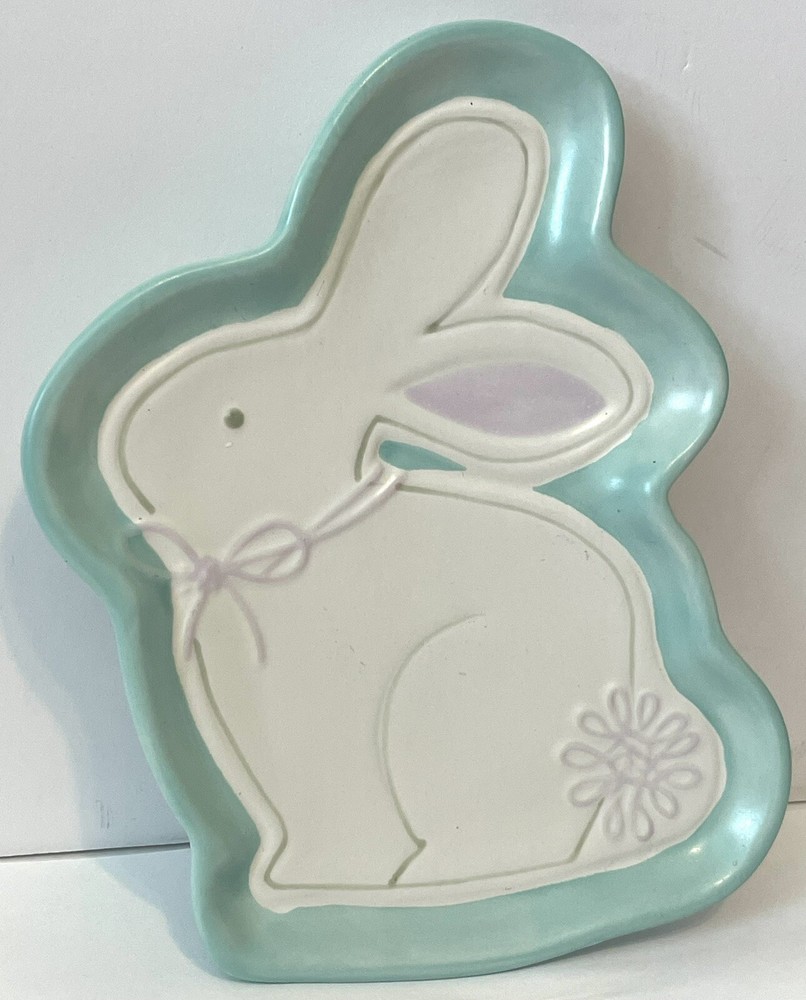 Mercuries Bunny Shaped Plate, Small Ceramic China