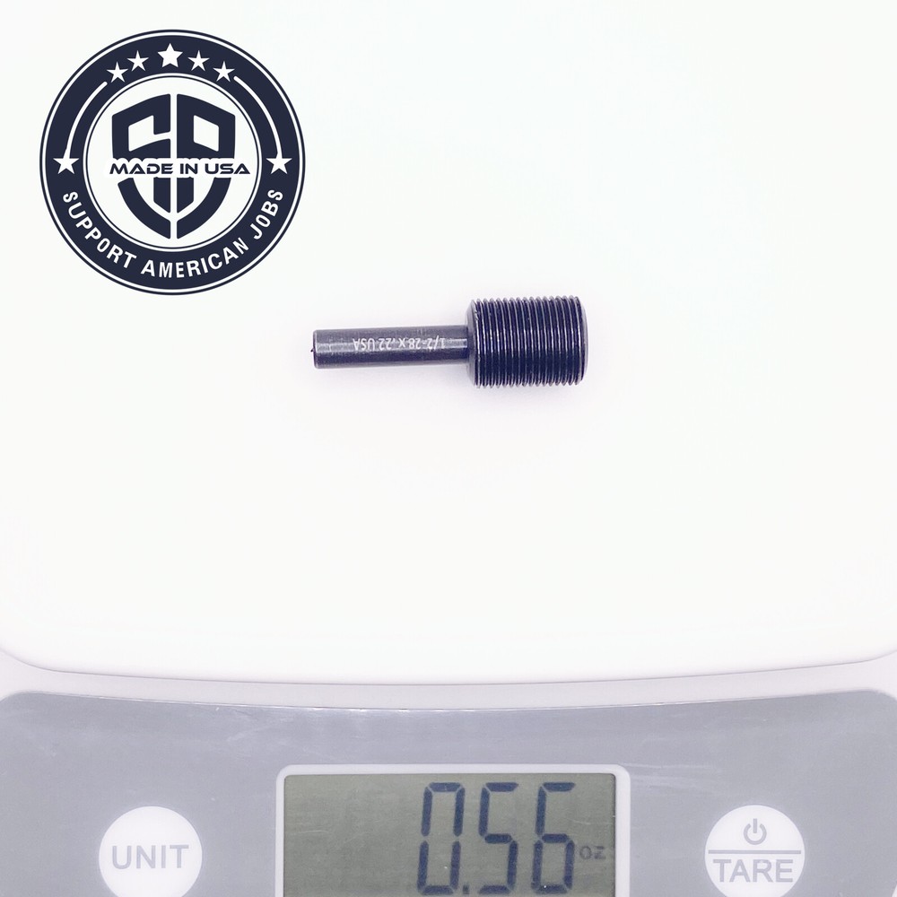 2 Pack 1/2-28 Thread Die Starter Hex socket 9MM .22 - .224 Thread alignment tool