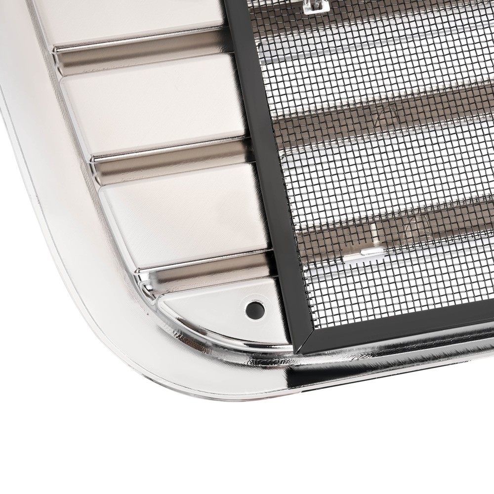 Front Upper Chrome Bumper Grille w/Bug Screen Fit Freightliner M2 2002-2022