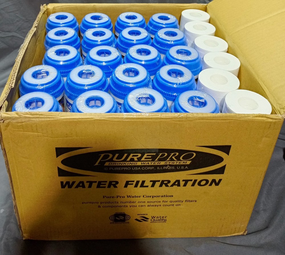 Case Of 20 Purepro UDF Carbon Filter Cartridges