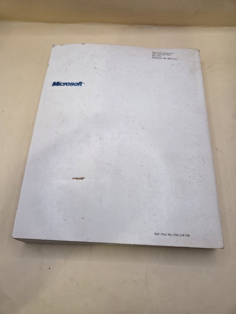 1987 Microsoft GW-Basic User's Guide And User's Reference Softcover