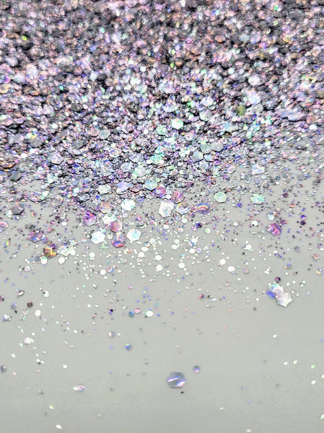 Cateye Chunky Light Purple Glitter - Lainee's Mew 3 oz.