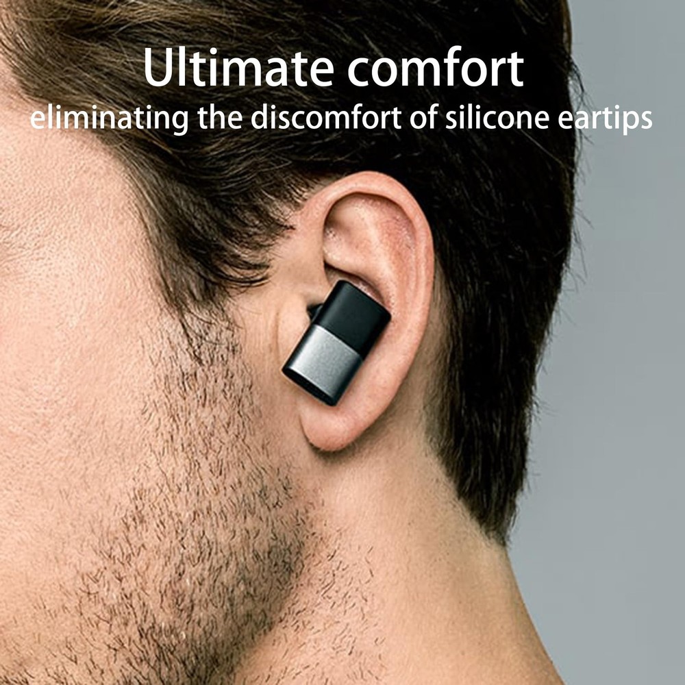 NANLANFAN Replacement Foam Ear Tips for Status Audio Between Black
