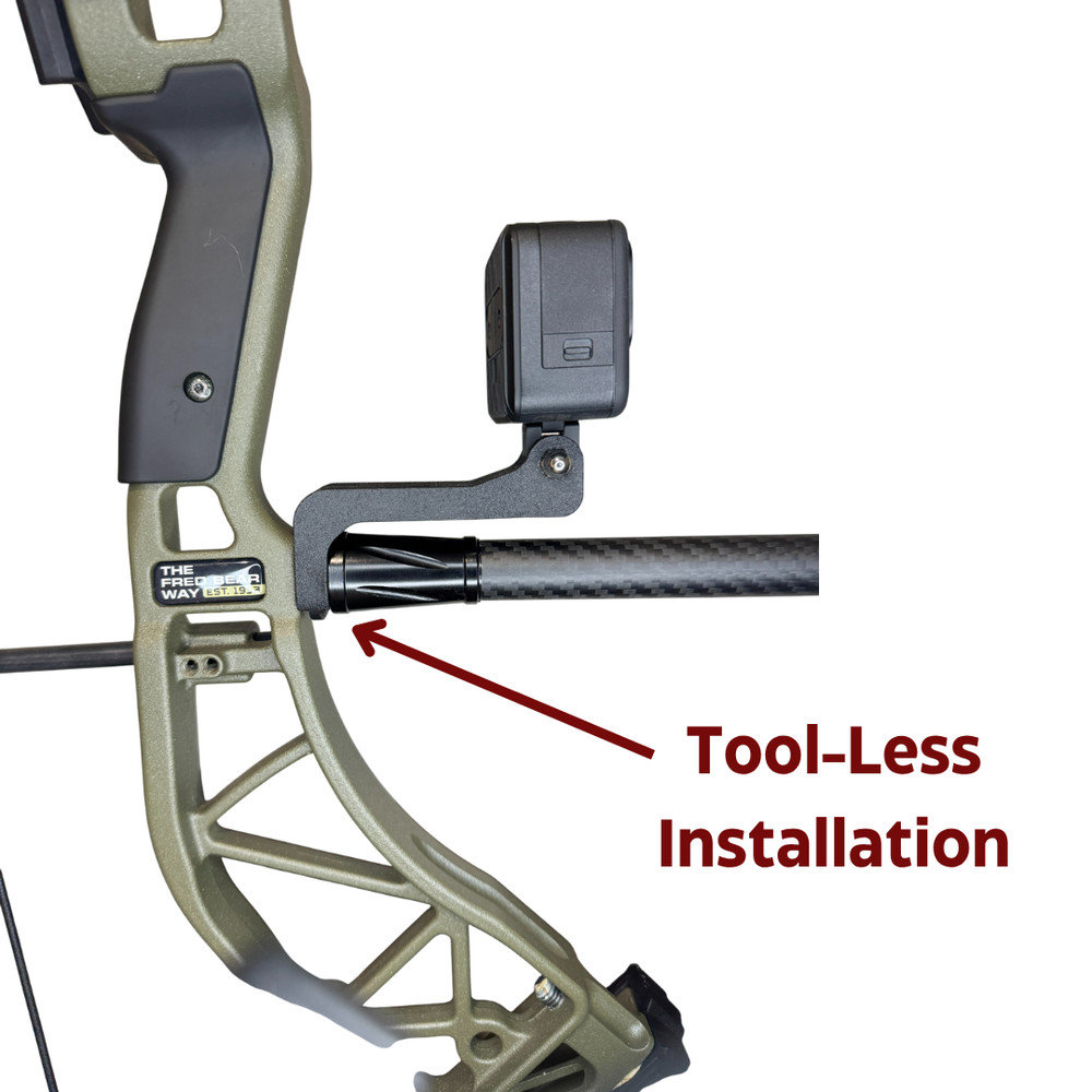 BOWPRO Compound Bow Mount for GoPro / Action Camera Lightweight Archery Mount
