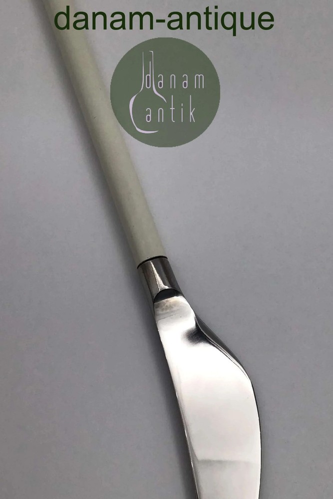 Hans Hansen Amalie Dining Knife with White Enamel Handle