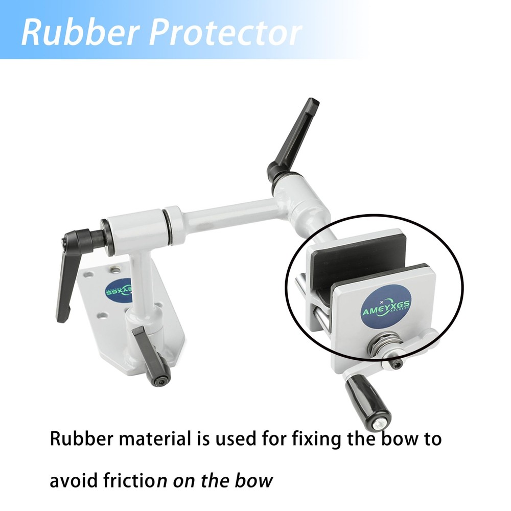 AMEYXGS Bow Vise for Compound Bow 360° Adjustable Bow Mount Tool Compound Bow...