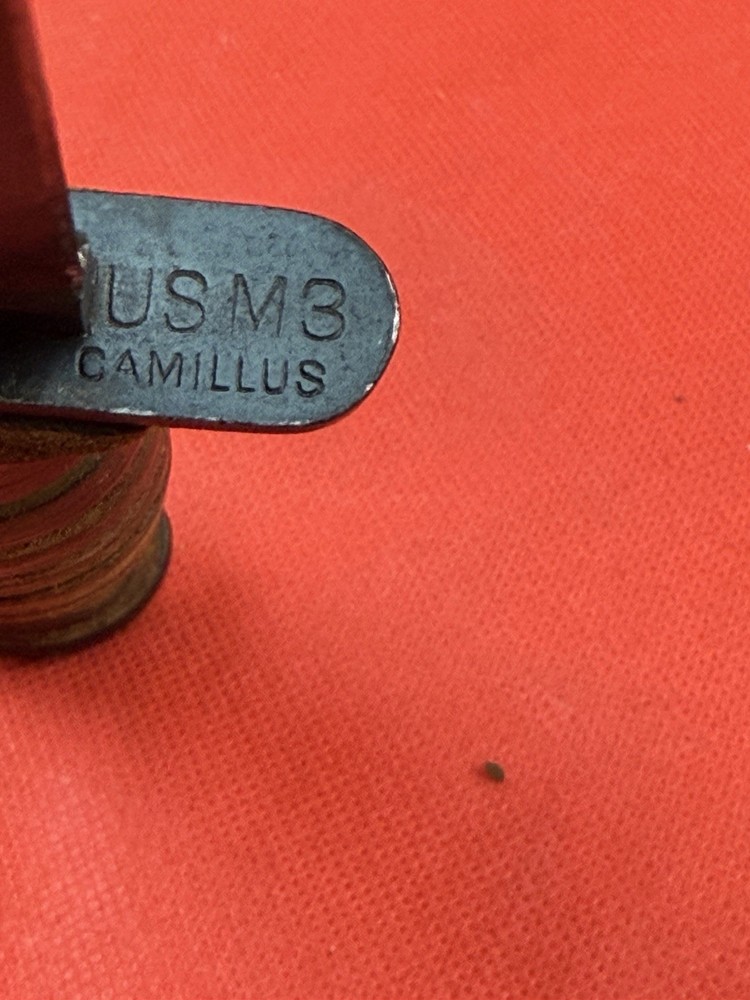 Original WW2 US M3 Fighting Knife Camillus Named