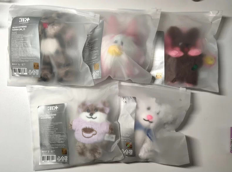 ILLIT 1ST DEBUT ANNIVERSARY MD PLUSH Doll KEYRING SEALED