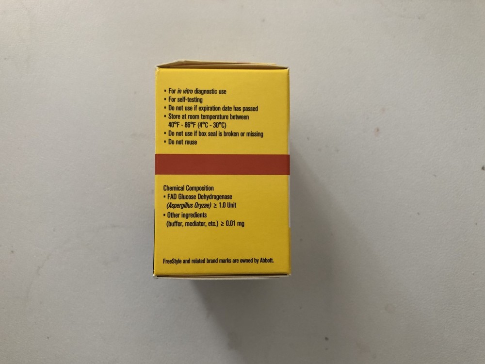 100 Free Style Lite Test Strips EXP 11/30/2027
