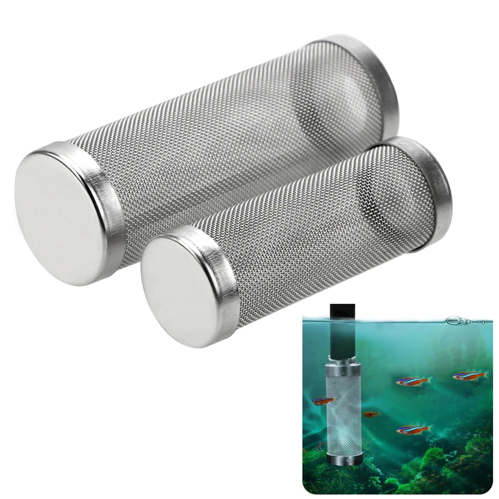 Shrimp Net Cylinder Filter Inflow Inlet Protect, Aquarium Accessory