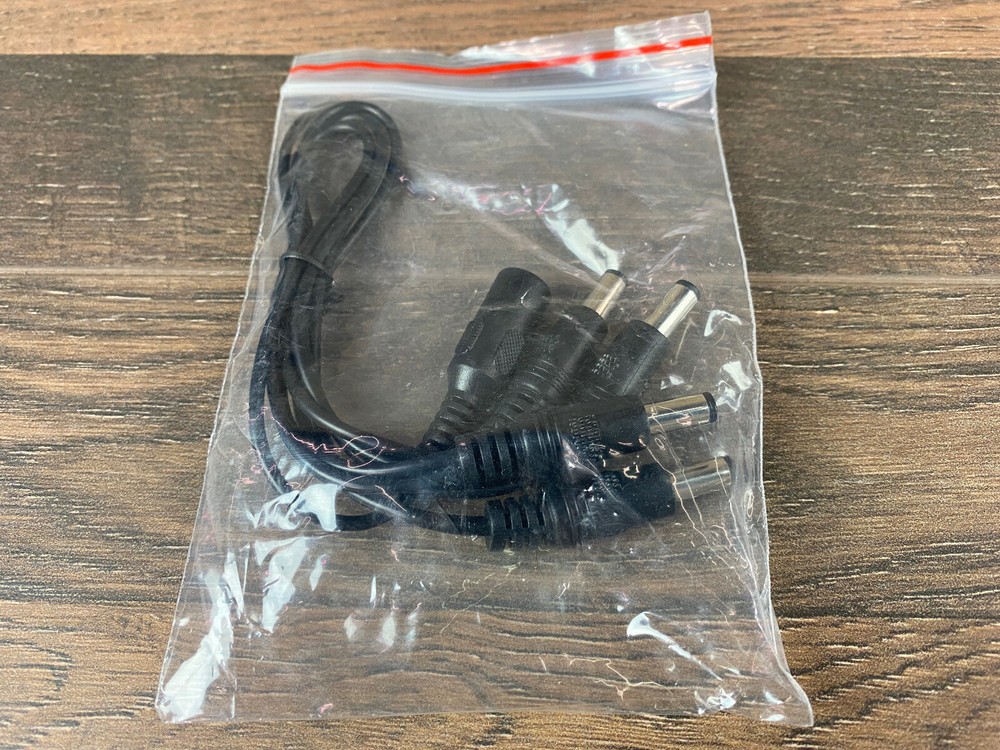 NUX WAC001 Multi Plug Cable for Chaining Power to Multiple Guitar Effects Pedals