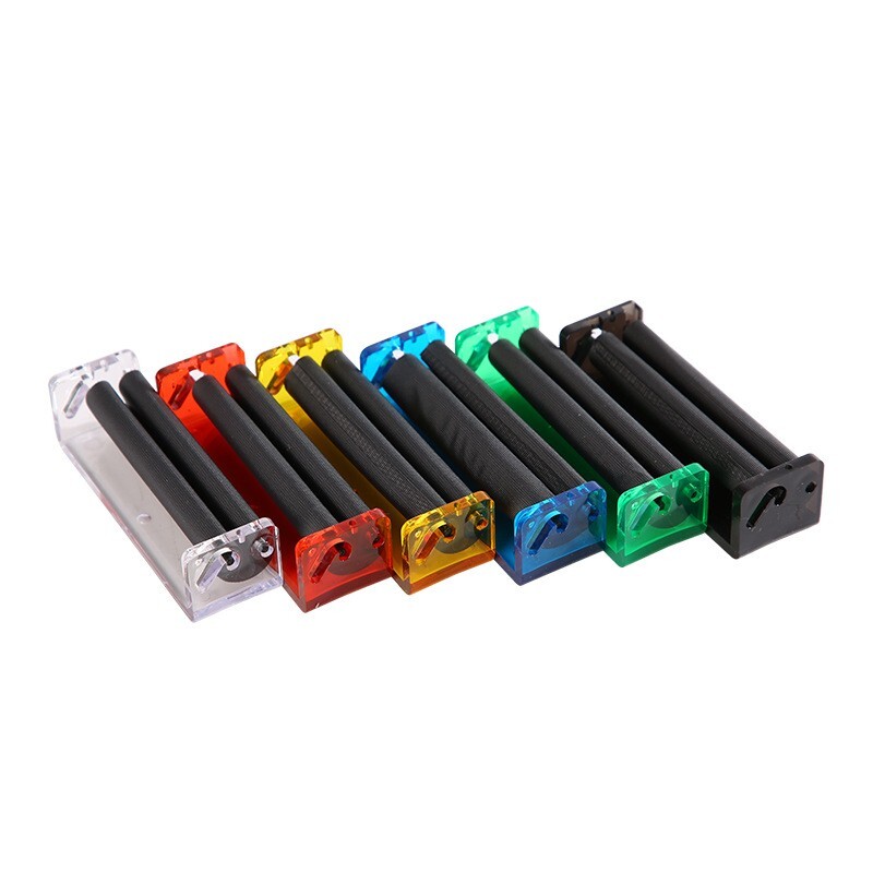 78mm Roller Cigarette Maker Manual Tobacco Rolling Machine Tools Random Colors