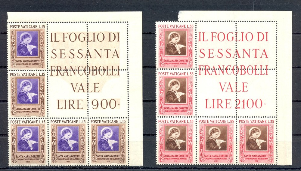 VATICAN 1953--SPEC BL.. */**-VF